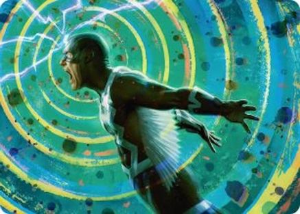 Art Series: Marvel Super Heroes Black Bolt, Inhuman King Art Card #35