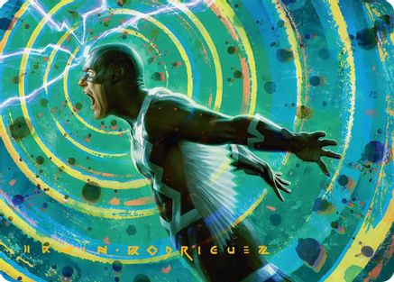 Art Series: Marvel Super Heroes Black Bolt, Inhuman King Art Card (Gold-Stamped Signature) #35