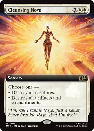Commander: Marvel Super Heroes Cleansing Nova (Extended Art) #297