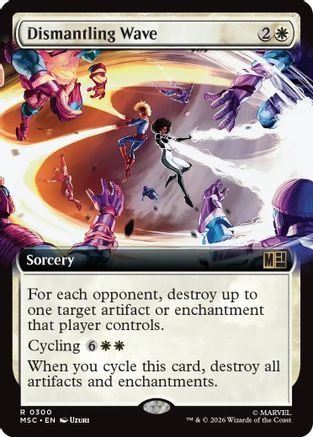 Commander: Marvel Super Heroes Dismantling Wave (Extended Art) #300