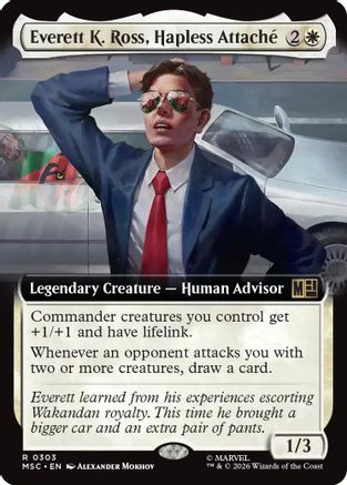 Commander: Marvel Super Heroes Everett K. Ross, Hapless Attache (Extended Art) #303
