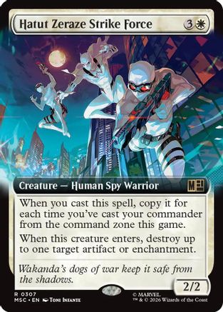 Commander: Marvel Super Heroes Hatut Zeraze Strike Force (Extended Art) #307