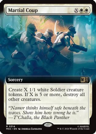 Commander: Marvel Super Heroes Martial Coup (Extended Art) #314