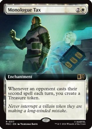 Monologue Tax (Extended Art)