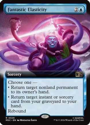Commander: Marvel Super Heroes Fantastic Elasticity (Extended Art) #329