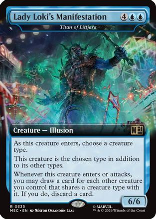 Commander: Marvel Super Heroes Lady Loki's Manifestation - Titan of Littjara (Extended Art) #335