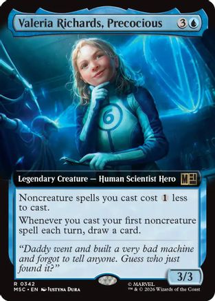 Commander: Marvel Super Heroes Valeria Richards, Precocious (Extended Art) #342