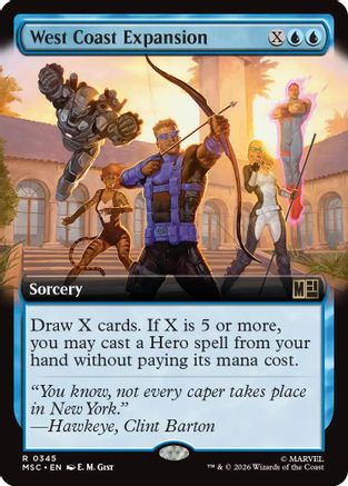 Commander: Marvel Super Heroes West Coast Expansion (Extended Art) #345