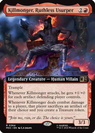 Killmonger, Ruthless Usurper (Extended Art)