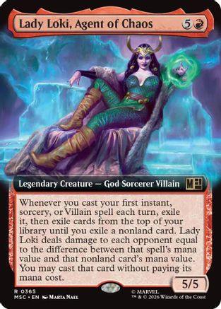 Commander: Marvel Super Heroes Lady Loki, Agent of Chaos (Extended Art) #365