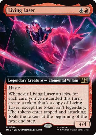 Commander: Marvel Super Heroes Living Laser (Extended Art) #366