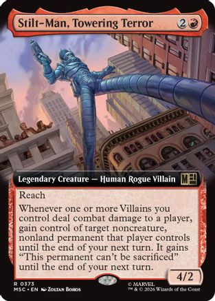 Commander: Marvel Super Heroes Stilt-Man, Towering Terror (Extended Art) #373