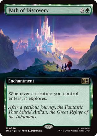 Commander: Marvel Super Heroes Path of Discovery (Extended Art) #386
