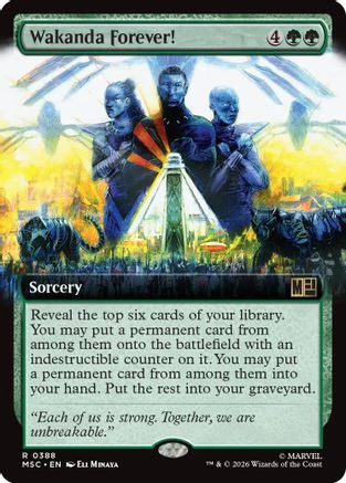 Commander: Marvel Super Heroes Wakanda Forever! (Extended Art) #388