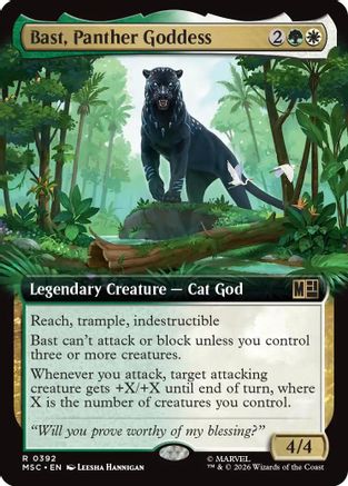 Bast, Panther Goddess (Extended Art)