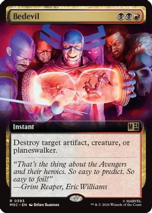 Commander: Marvel Super Heroes Bedevil (Extended Art) #393