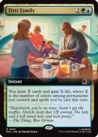 Commander: Marvel Super Heroes First Family (Extended Art) #401