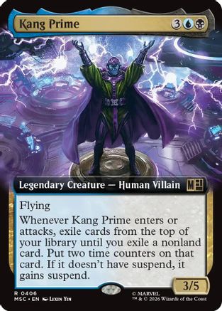 Commander: Marvel Super Heroes Kang Prime (Extended Art) #406