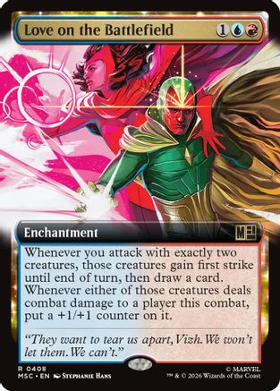 Commander: Marvel Super Heroes Love on the Battlefield (Extended Art) #408