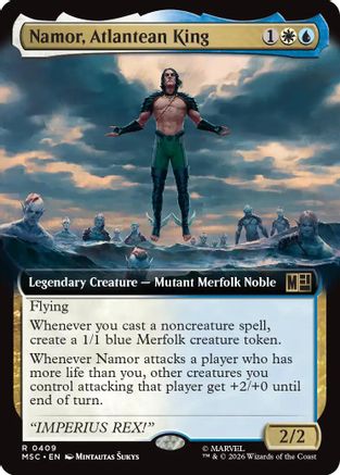 Namor, Atlantean King (Extended Art)