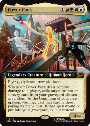 Commander: Marvel Super Heroes Power Pack (Extended Art) #411
