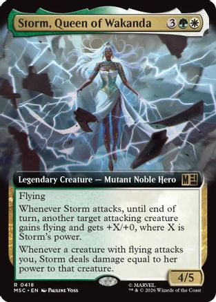 Commander: Marvel Super Heroes Storm, Queen of Wakanda (Extended Art) #418