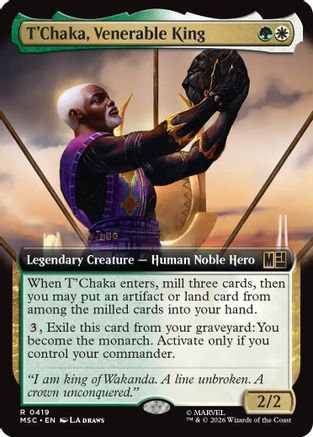 T'Chaka, Venerable King (Extended Art)