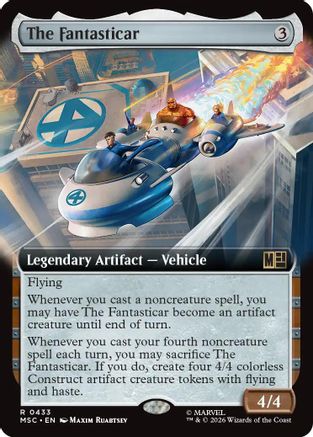 Commander: Marvel Super Heroes The Fantasticar (Extended Art) #433
