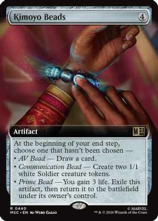 Commander: Marvel Super Heroes Kimoyo Beads (Extended Art) #440