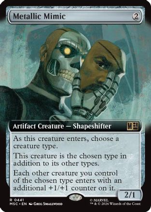 Commander: Marvel Super Heroes Metallic Mimic (Extended Art) #441