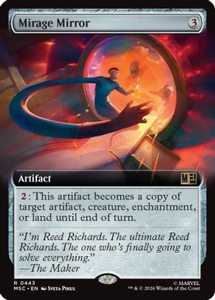Commander: Marvel Super Heroes Mirage Mirror (Extended Art) #443