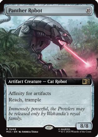 Commander: Marvel Super Heroes Panther Robot (Extended Art) #448