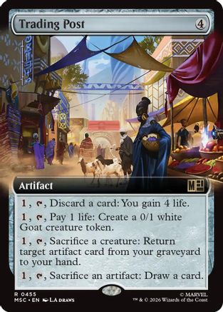 Commander: Marvel Super Heroes Trading Post (Extended Art) #455