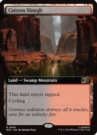 Commander: Marvel Super Heroes Canyon Slough (Extended Art) #463
