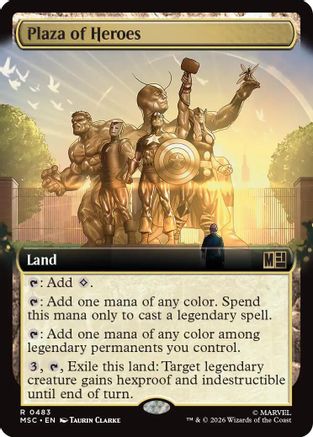 Commander: Marvel Super Heroes Plaza of Heroes (Extended Art) #483