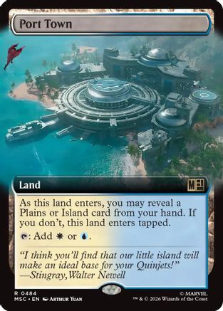 Commander: Marvel Super Heroes Port Town (Extended Art) #484