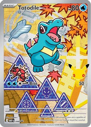 Totodile 48 MEP Black Star Promos Pokémon card
