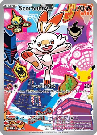 Scorbunny 53 MEP Black Star Promos Pokémon card