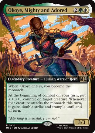 Commander: Marvel Super Heroes Okoye, Mighty and Adored (Extended Art) #410