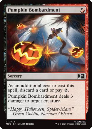 Commander: Marvel Super Heroes Pumpkin Bombardment #822