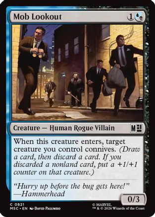 Commander: Marvel Super Heroes Mob Lookout #821