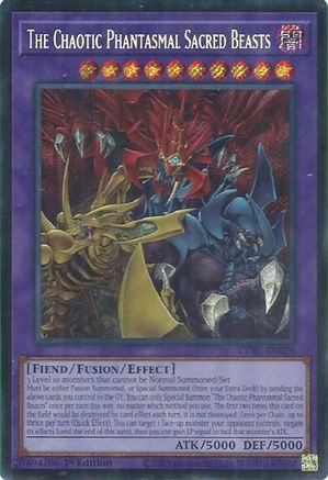 The Chaotic Phantasmal Sacred Beasts Yu-Gi-Oh Chaos Origins card