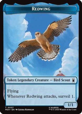 Redwing // Zabu Double-Sided Token
