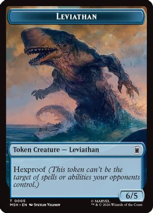 Marvel Super Heroes Leviathan // Food Double-Sided Token #005