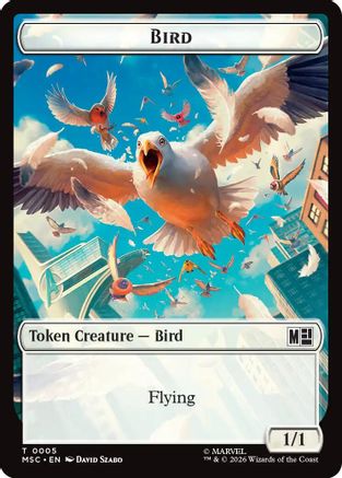 Commander: Marvel Super Heroes Bird // Rhino Double-Sided Token #5