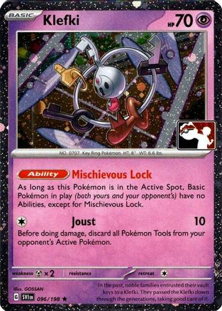 Prize Pack Series Cards Klefki - 096/198 (Cosmos Holo) #096