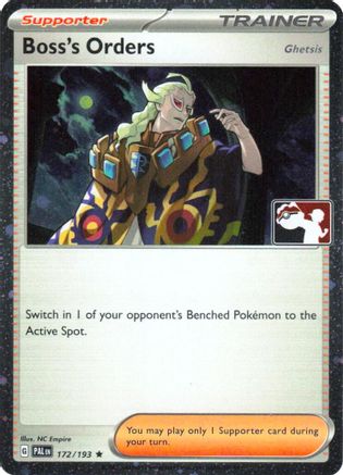 Prize Pack Series Cards Boss's Orders [Ghetsis] - 172/193 (Cosmos Holo) #172