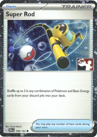 Prize Pack Series Cards Super Rod - 188/193 (Cosmos Holo) #188