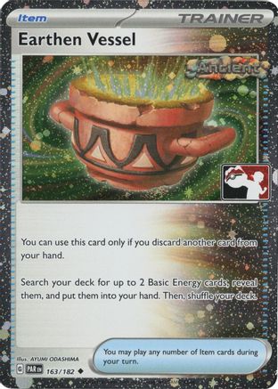 Prize Pack Series Cards Earthen Vessel - 163/182 (Cosmos Holo) #163