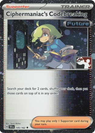 Prize Pack Series Cards Ciphermaniac's Codebreaking - 145/162 (Cosmos Holo) #145